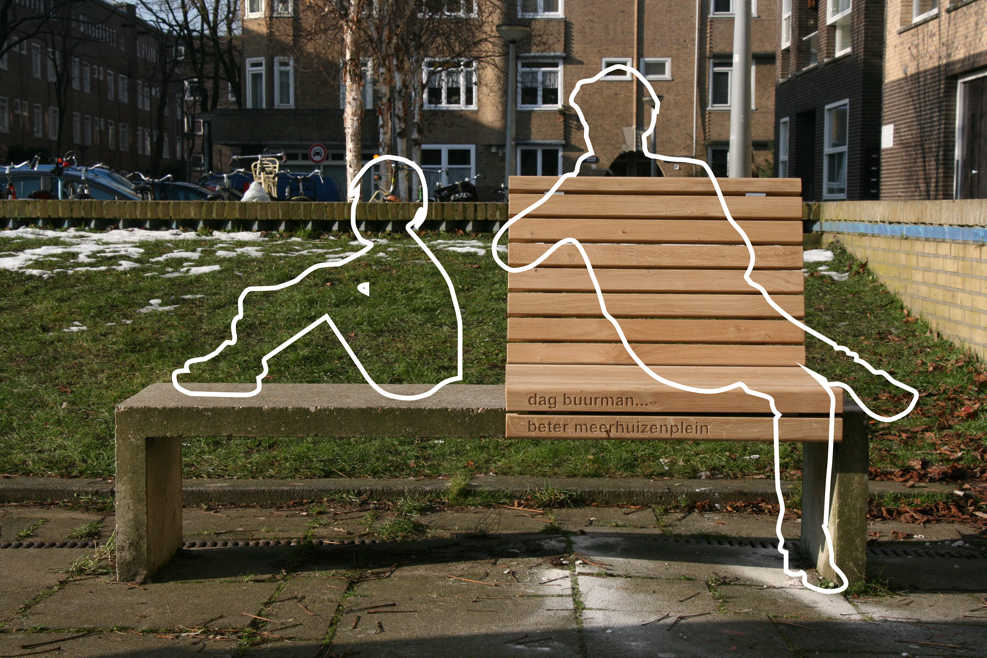 bench design, amsterdam, architecture, 