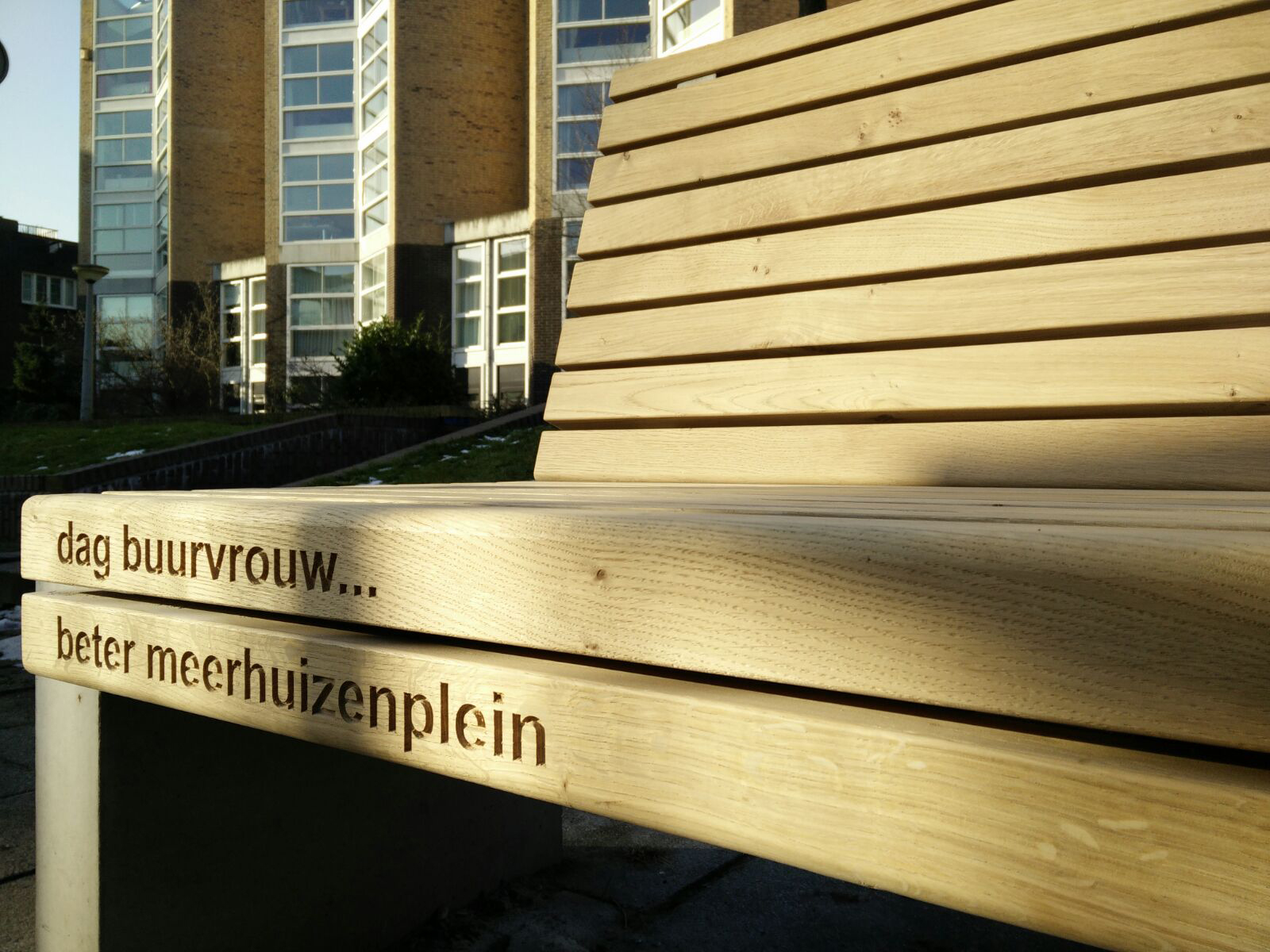 bench design, amsterdam, architecture